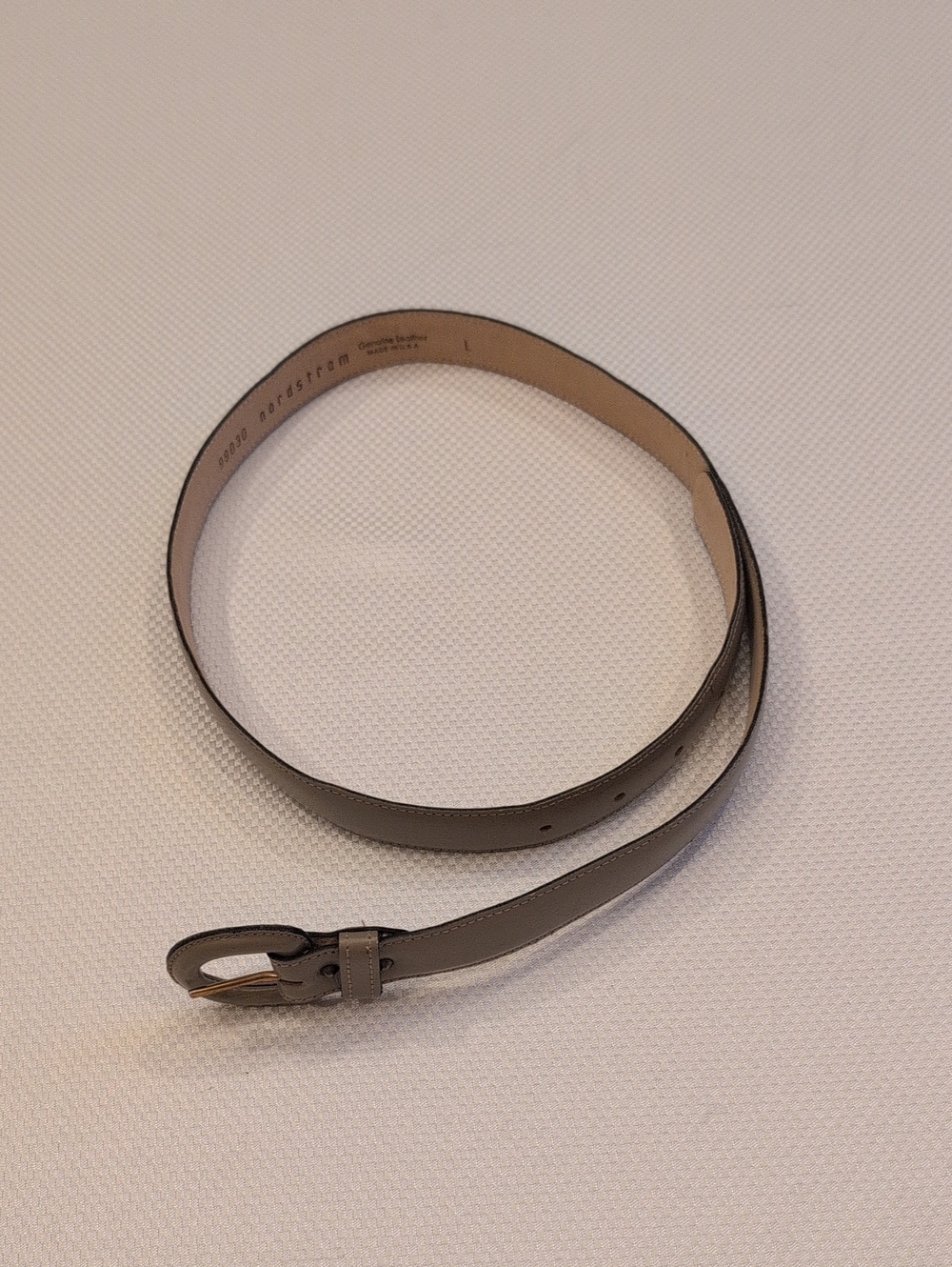 Nordstrom's Beige Genuine Leather Belt